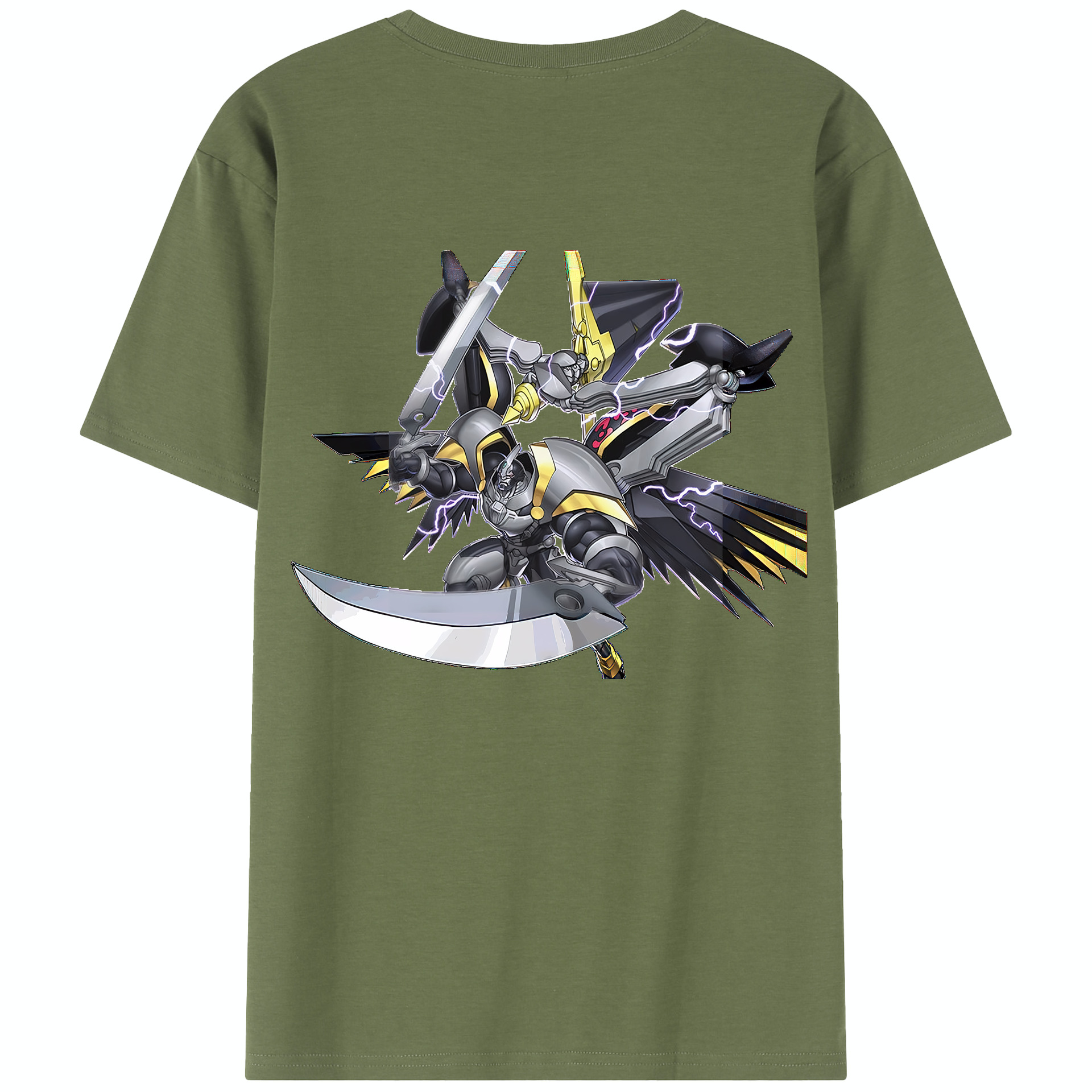 （画像用） 遊☆戯☆王 Yu-Gi-Oh! 綿100％半袖Tシャツ（背面プリント）